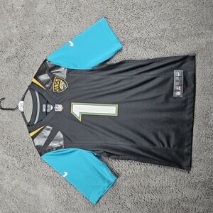 Nike On Field Jacksonville Jaguars #1 Black Blue‎ Jersey Mens Small